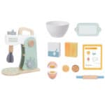 WOOPIE GREEN Drewniany Mikser Kuchenny Blender z Akcesoriami 11 el. - 010