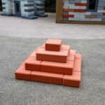 CLASSIC WORLD EDU Mega Klocki Cegiełki EVA 90 szt. Konstrukcyjne Miękkie do Budowania - 003