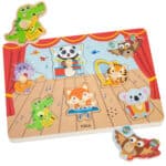 VIGA Puzzle Dźwiękowe Dopasuj Muzykujące Zwierzęta - 004