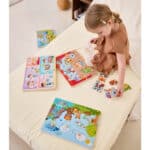 VIGA Puzzle Dźwiękowe Dopasuj Muzykujące Zwierzęta - 008