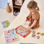 VIGA Puzzle Dźwiękowe Dopasuj Muzykujące Zwierzęta - 009