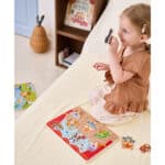 VIGA Puzzle Dźwiękowe Dopasuj Muzykujące Zwierzęta - 010