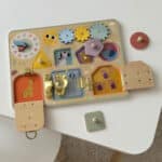 TOOKY TOY Tablica Manipulacyjna Zamki Zębatki Sorter Zegar - 006