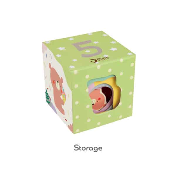 CLASSIC WORLD Układanka Kostki Box Leśna Piramidka 10 el. FSC - 008