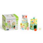 CLASSIC WORLD Układanka Kostki Box Leśna Piramidka 10 el. FSC - 009