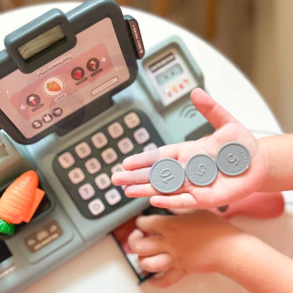WOOPIE Kasa Sklepowa Dla Dzieci Skaner Waga Mikrofon + 25 Akcesoriów - 003