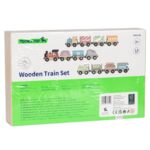 TOOKY TOY Drewniane Pojazdy Wagoniki na Magnes - 008