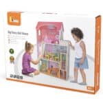 VIGA Duży Drewniany Domek dla Lalek - 013