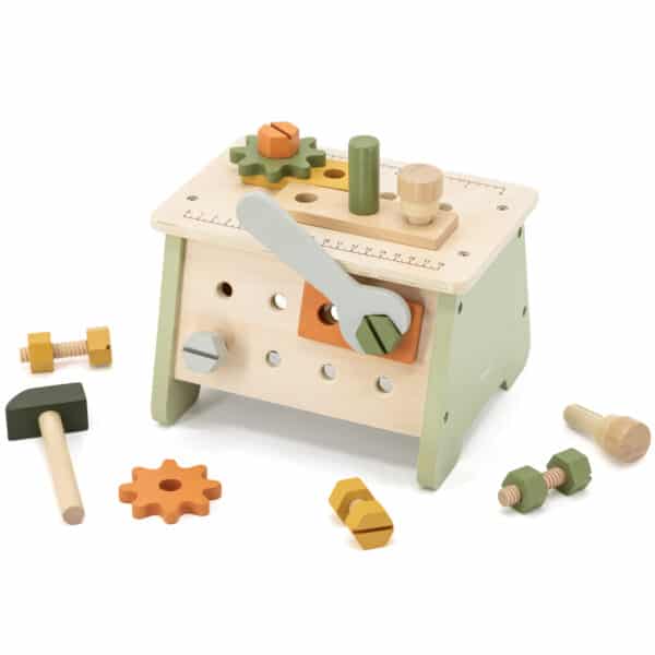 VIGA PolarB Mini Warsztat 2w1 Skrzynka z Narzędziami Zestaw Drewniany - 009