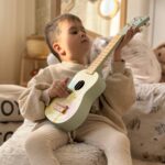CLASSIC WORLD Drewniane Ukulele Gitara dla Dzieci Różowa - 007