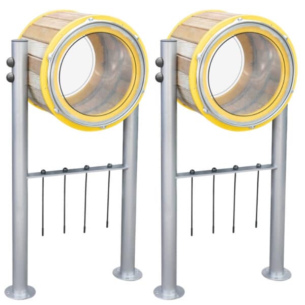 CLASSIC WORLD EDU Zestaw Bębenki XXL 2 szt. Instrument Perkusja Ogrodowa - 001