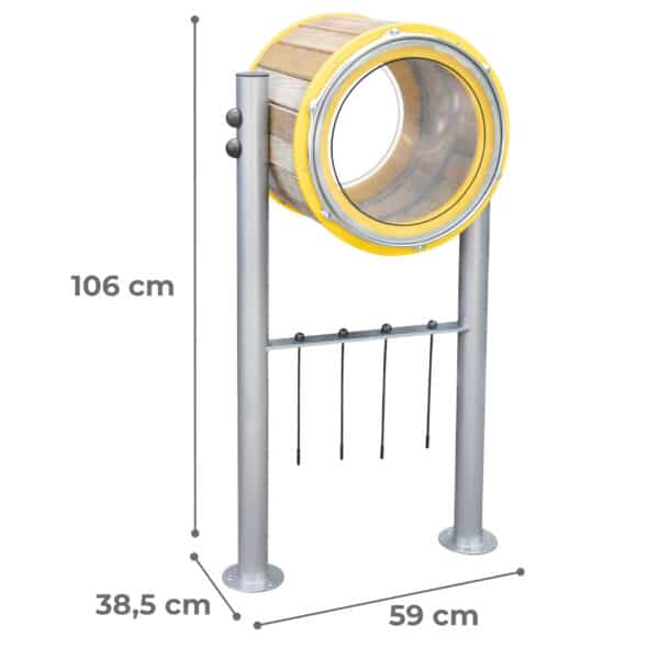 CLASSIC WORLD EDU Zestaw Bębenki XXL 2 szt. Instrument Perkusja Ogrodowa - 005