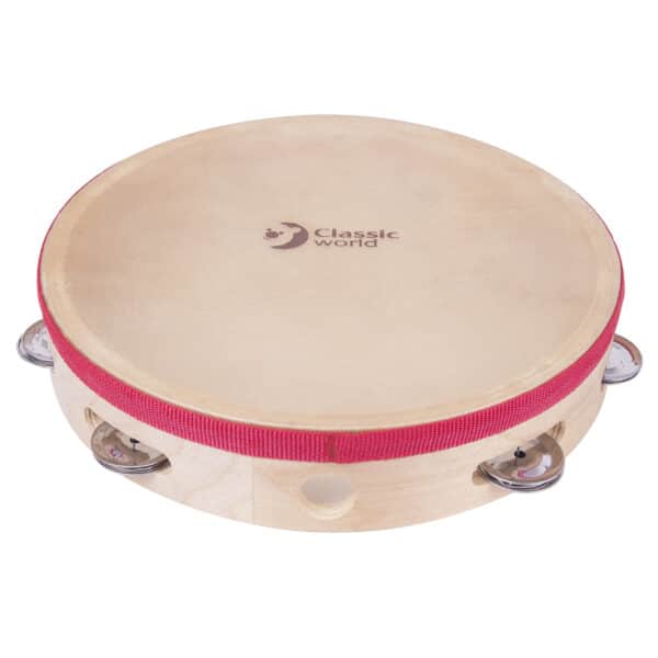 CLASSIC WORLD EDU Instrument Muzyczny Tamburyn 25 cm - 001