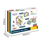 WOOPIE Klocki Konstrukcyjne Matematyczne 3D Edukacyjne 155 el. - 005