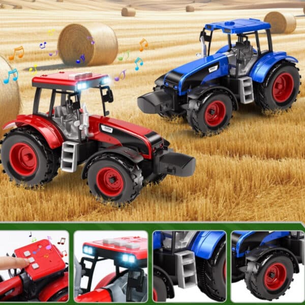 WOOPIE Samochód Laweta z Traktorami Farma Światła Dźwięki - 003