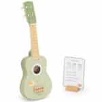 Viga Drewniane Ukulele Gitara Dla Dzieci Zielone Z Nutami - 008