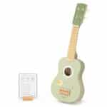 Viga Drewniane Ukulele Gitara Dla Dzieci Zielone Z Nutami - 009