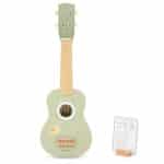 Viga Drewniane Ukulele Gitara Dla Dzieci Zielone Z Nutami - 010