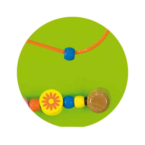 VIGA Tablica Edukacyjna Manipulacyjna Sensoryczna Drewniana Krokodyl Certyfikat FSC Montessori - 006