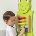 VIGA Drewniana Tablica Manipulacyjna Liczydło Żabka Certyfikat FSC Montessori - 002