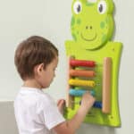 VIGA Drewniana Tablica Manipulacyjna Liczydło Żabka Certyfikat FSC Montessori - 003