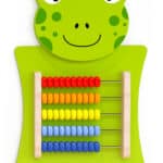 VIGA Drewniana Tablica Manipulacyjna Liczydło Żabka Certyfikat FSC Montessori - 005