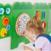 VIGA Tablica Sensoryczna Manipulacyjna Krokodyl Certyfikat FSC Montessori - 012