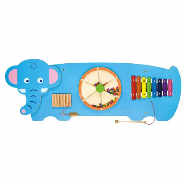 VIGA Tablica Sensoryczna Manipulacyjna Słonik Certyfikat FSC Montessori - 002