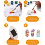 WOOPIE Zestaw DIY Magnesy Odlewy Gipsowe Księżniczki 11 el - 006