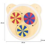 VIGA Drewniana Tablica Kolory Certyfikat FSC Montessori - 006