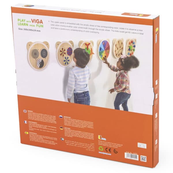 VIGA Drewniana Tablica Mieszanie Kolorów Certyfikat FSC - 006