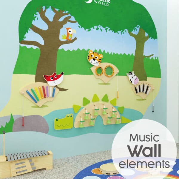 CLASSIC WORLD EDU Muzyczna Tablica Ścienna ZEBRA - 004