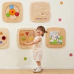 VIGA Drewniana Tablica Manipulacyjna Sensoryczna Przepływ Grawitacyjny - 006