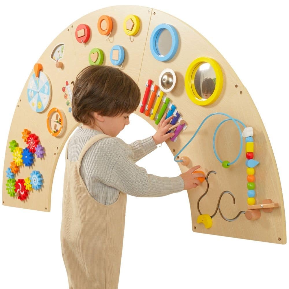 VIGA Tablica Manipulacyjna Ścienna Łuk Montessori - 001