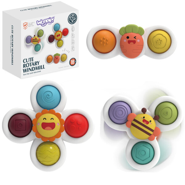 WOOPIE BABY Spiner Zabawka Sensoryczna Edukacyjna 3w1 - 001