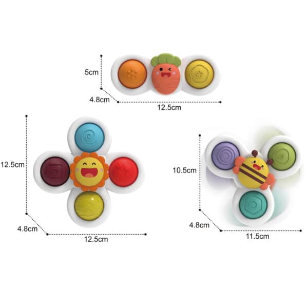 WOOPIE BABY Spiner Zabawka Sensoryczna Edukacyjna 3w1 - 012