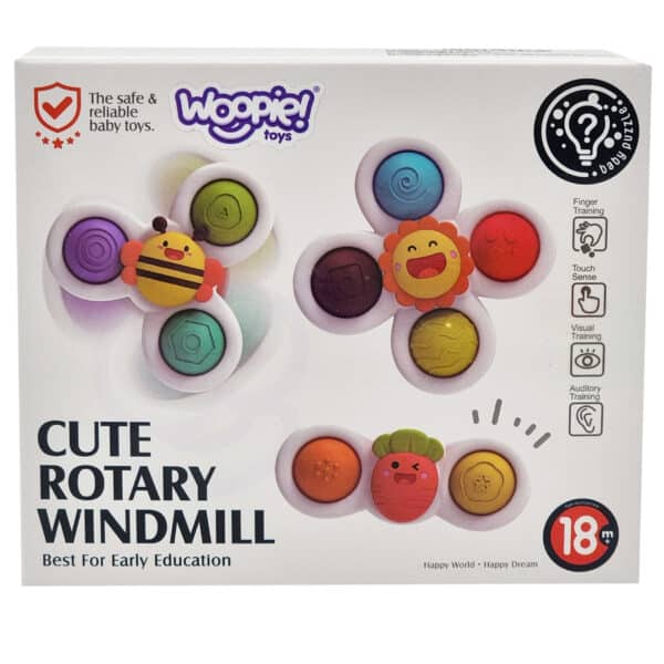 WOOPIE BABY Spiner Zabawka Sensoryczna Edukacyjna 3w1 - 013