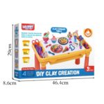 WOOPIE Kreatywny Stolik z Ciastoliną Schowki Foremki 40 el - 004