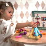 WOOPIE Magnetyczne Klocki Konstrukcyjne Edukacyjne Duże Grube 28 el. - 002