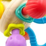 WOOPIE BABY Miękka Grzechotka 2w1 Gryzak Zabawka Sensoryczna dla Niemowląt 0m+ - 012