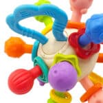 WOOPIE BABY Miękka Grzechotka 2w1 Gryzak Zabawka Sensoryczna dla Niemowląt 0m+ - 015