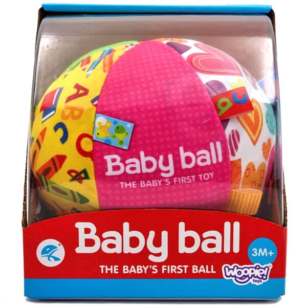 WOOPIE BABY Miękka Sensoryczna Piłka Pani Metka z Wszywkami dla Malucha + Dźwięk - 010