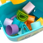 WOOPIE BABY Sorter 2w1 Skrzynka Walizka + Nauka Alfabetu i Kształtów - 002