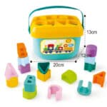 WOOPIE BABY Sorter 2w1 Skrzynka Walizka + Nauka Alfabetu i Kształtów - 008