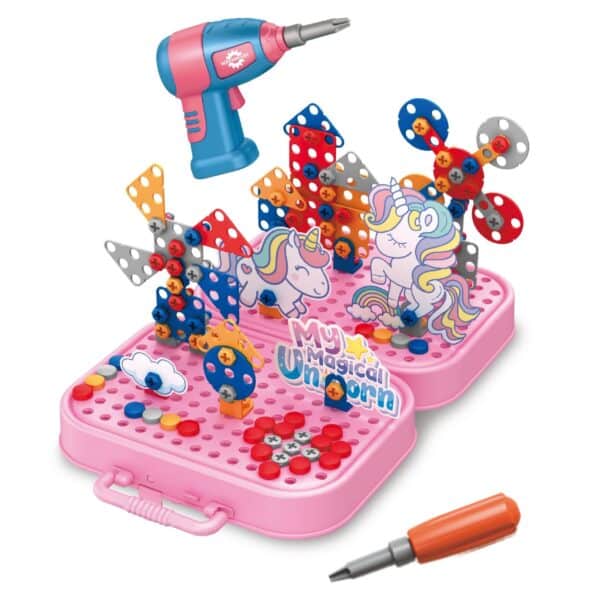 Zestaw Konstrukcyjny Jednorożec 3D do Skręcania DIY Woopie STEM - 004
