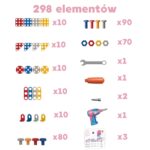 Zestaw Konstrukcyjny Jednorożec 3D do Skręcania DIY Woopie STEM - 006