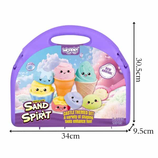 WOOPIE SAND FAIRY Zestaw Piasku Kinetycznego Lodziarnia 13 el - 003