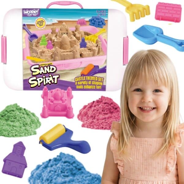 WOOPIE Zestaw Piasek Kinetyczny SAND SPIRIT Zamek 24 el. - 001