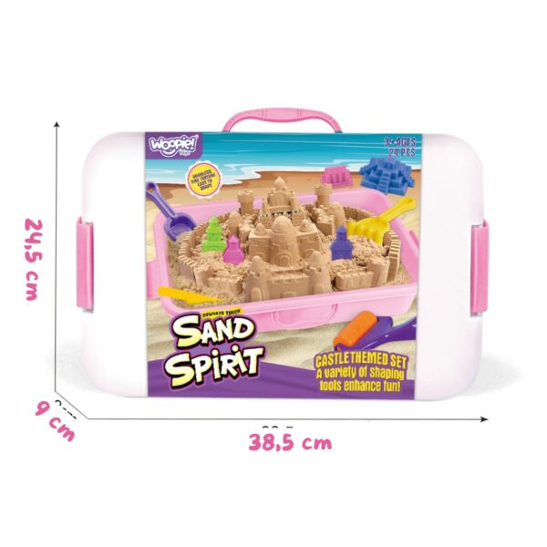 WOOPIE Zestaw Piasek Kinetyczny SAND SPIRIT Zamek 24 el. - 003