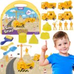 WOOPIE Magiczny Piasek Kinetyczny Plac Budowy Dźwig Autka - 001